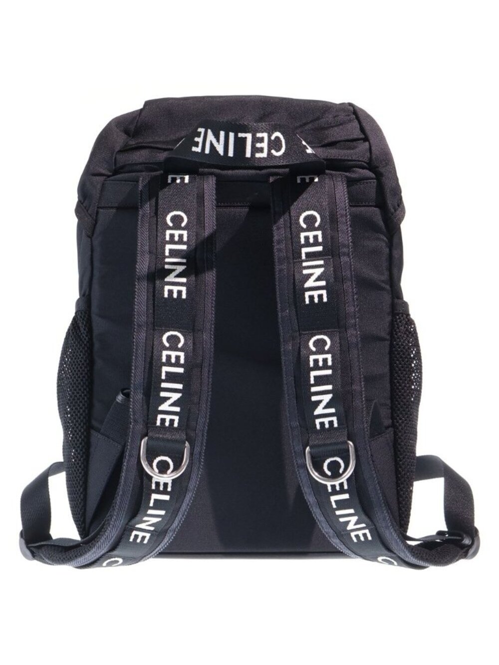 Celine Trekking Backpack Black Nylon Silver - Picture 2 of 6